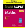 Image de Maths BCPST Concours Agro-Véto, G2E, ENS: Annales corrigées et commentées 2017-2018-2019 en occasion ou reconditionné