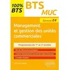 Image de BTS MUC Management et gestion des unités commerciales: Epreuve E4 en occasion ou reconditionné