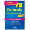 Image de Français - Première - Épreuves orales du bac - nouveaux programmes en occasion ou reconditionné