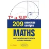 Image de 209 exercices corrigés de Maths - Terminale  > SUP: Pour s'entraîner avant de débuter les études supérieures en occasion ou reconditionné