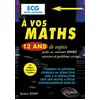 Image de A vos maths ECG Maths appliquées: 12 ans de sujets corrigés posés au concours EDHEC de 2012 à 2023 en occasion ou reconditionné