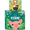 Image de À LA FERME (COLL. MON JOLI LIVRE CACHE-CACHE): AVEC UNE TIRETTE-SURPRISE À CHAQUE PAGE en occasion ou reconditionné
