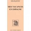 Image de Mes vacances en Espagne en occasion ou reconditionné