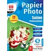 Image de Papier photo Micro Appli Premium Plus A4 255 g/m² 130 feuilles Satiné/Brillant Blanc - Neuf