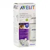 Image de AVENT Biberon Natural response biberon tétine silicone +1mois 260ml transparent