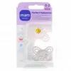 Image de MAM Sucettes 0-2 mois perfect silicone beige / rose