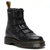 Image de Bottes de motard de Dr. Martens - 1460 BEX LTT 4 Tie Boot - Black Milled Nappa - EU36 à EU41 - pour Femme - noir EU 39