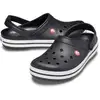 Image de Chaussons de Crocs - Crocband Clog - EU38-39 à EU 41-42 - pour Unisexe - noir/blanc EU 38-39