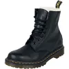 Image de Bottes D'Hiver Rockabilly de Dr. Martens - 1460 Serena Doublé Fourrure - EU36 à EU43 - pour Femme - noir EU 37