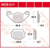 Image de TRW Plaquettes de frein, et mâchoires moto, MCB517 Allround organique
