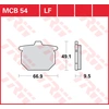 Image de TRW Plaquettes de frein, et mâchoires moto, MCB54 Allround organique