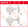 Image de TRW Plaquettes de frein, et mâchoires moto, MCB548 Allround organique