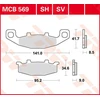 Image de TRW Plaquettes de frein, et mâchoires moto, MCB569 Allround organique