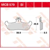 Image de TRW Plaquettes de frein, et mâchoires moto, MCB579 Allround organique