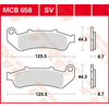 Image de TRW Plaquettes de frein, et mâchoires moto, MCB658 Allround organique