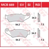 Image de TRW Plaquettes de frein, et mâchoires moto, MCB669SI Sinter offroad