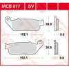 Image de TRW Plaquettes de frein, et mâchoires moto, MCB677 Allround organique