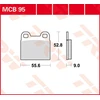 Image de TRW Plaquettes de frein, et mâchoires moto, MCB95 Allround organique