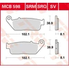 Image de TRW Plaquettes de frein, et mâchoires moto, MCB598SV Sinter street