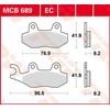 Image de TRW Plaquettes de frein, et mâchoires moto, MCB689 Allround organique