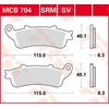 Image de TRW Plaquettes de frein, et mâchoires moto, MCB704 Allround organique