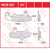 Image de TRW Plaquettes de frein, et mâchoires moto, MCB597SV Sinter street