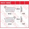Image de TRW Plaquettes de frein, et mâchoires moto, MCB740SI Sinter offroad