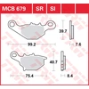 Image de TRW Plaquettes de frein, et mâchoires moto, MCB679SI Sinter offroad