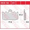 Image de TRW Plaquettes de frein, et mâchoires moto, MCB748SV Sinter street