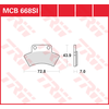 Image de TRW Plaquettes de frein, et mâchoires moto, MCB668SI Sinter offroad