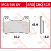 Image de TRW Plaquettes de frein, et mâchoires moto, MCB755SV Sinter street