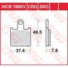 Image de TRW Plaquettes de frein, et mâchoires moto, MCB789CRQ Hyper carbon