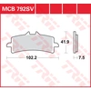Image de TRW Plaquettes de frein, et mâchoires moto, MCB792CRQ Hyper carbon