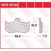 Image de TRW Plaquettes de frein, et mâchoires moto, MCB797SH Sinter street