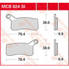 Image de TRW Plaquettes de frein, et mâchoires moto, MCB824SI Sinter offroad