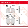 Image de TRW Plaquettes de frein, et mâchoires moto, MCB828SV Sinter street