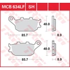 Image de TRW Plaquettes de frein, et mâchoires moto, MCB634 Allround organique