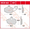 Image de TRW Plaquettes de frein, et mâchoires moto, MCB662 Allround organique