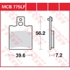 Image de TRW Plaquettes de frein, et mâchoires moto, MCB775 Allround organique
