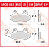 Image de TRW Plaquettes de frein, et mâchoires moto, MCB582SRM Sinter maxi scooter