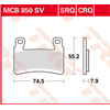 Image de TRW Plaquettes de frein, et mâchoires moto, MCB850SV Sinter street