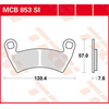 Image de TRW Plaquettes de frein, et mâchoires moto, MCB853SI Sinter offroad