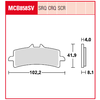 Image de TRW Plaquettes de frein, et mâchoires moto, MCB858SV Sinter street