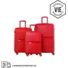 Image de SET DE 3 VALISES RIGIDES Red PP5 (TAILLES S, M, L)