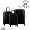 Image de SET DE 3 VALISES RIGIDES Black CH3 (TAILLES S, M, L)