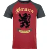 Image de T-Shirt Manches courtes de Harry Potter - Gryffindor - Brave - S à XXL - pour Homme - multicolore M