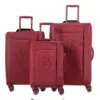 Image de SET DE 3 VALISES SOUPLES DARK RED NAP (TAILLES S, M, L)