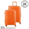Image de KIT DE 2 SOLO : VALISES RIGIDES ORANGE CH3(TAILLE M,L)