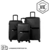 Image de SET DE 3 VALISES RIGIDES Black PP5 (TAILLES S, M, L)