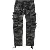 Image de Pantalon Cargo de Brandit - Pantalon Slim Pure Vintage - S à 5XL - pour Homme - camouflage sombre 3XL